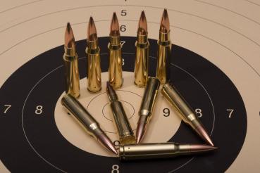 Dekopatrone .308 Winchester / 7,62x51 NATO FMJ - 10 Stück